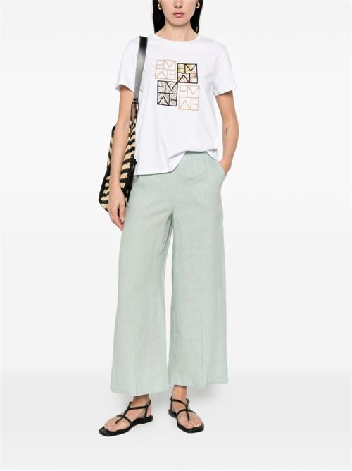 T-shirt donna Emme Marella panna logata EMME Marella | MAREA002